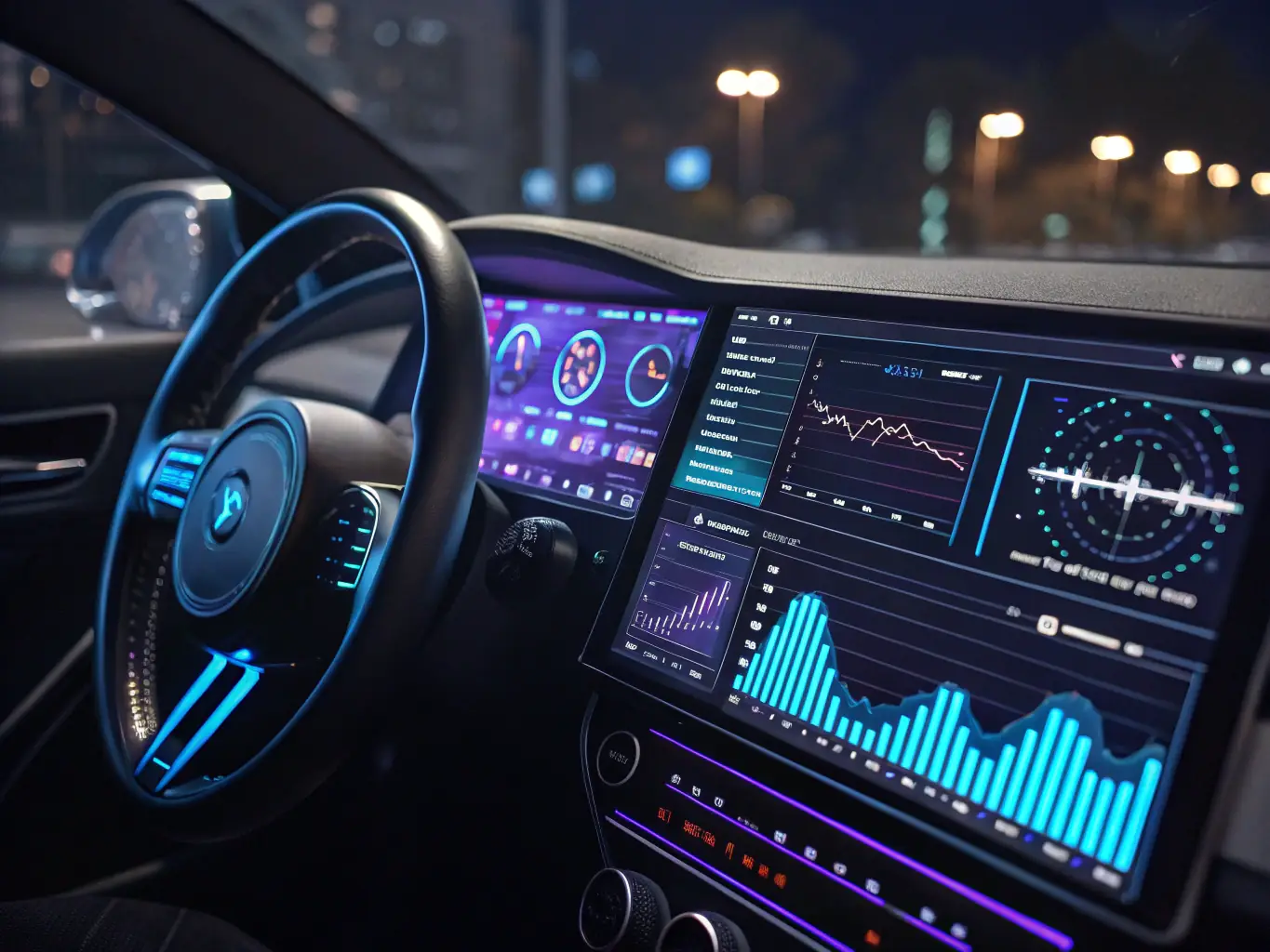 A sleek, modern dashboard interface displaying CRM data, automated lead generation metrics, and real-time analytics, representing the J3 AdFactory's functionality.